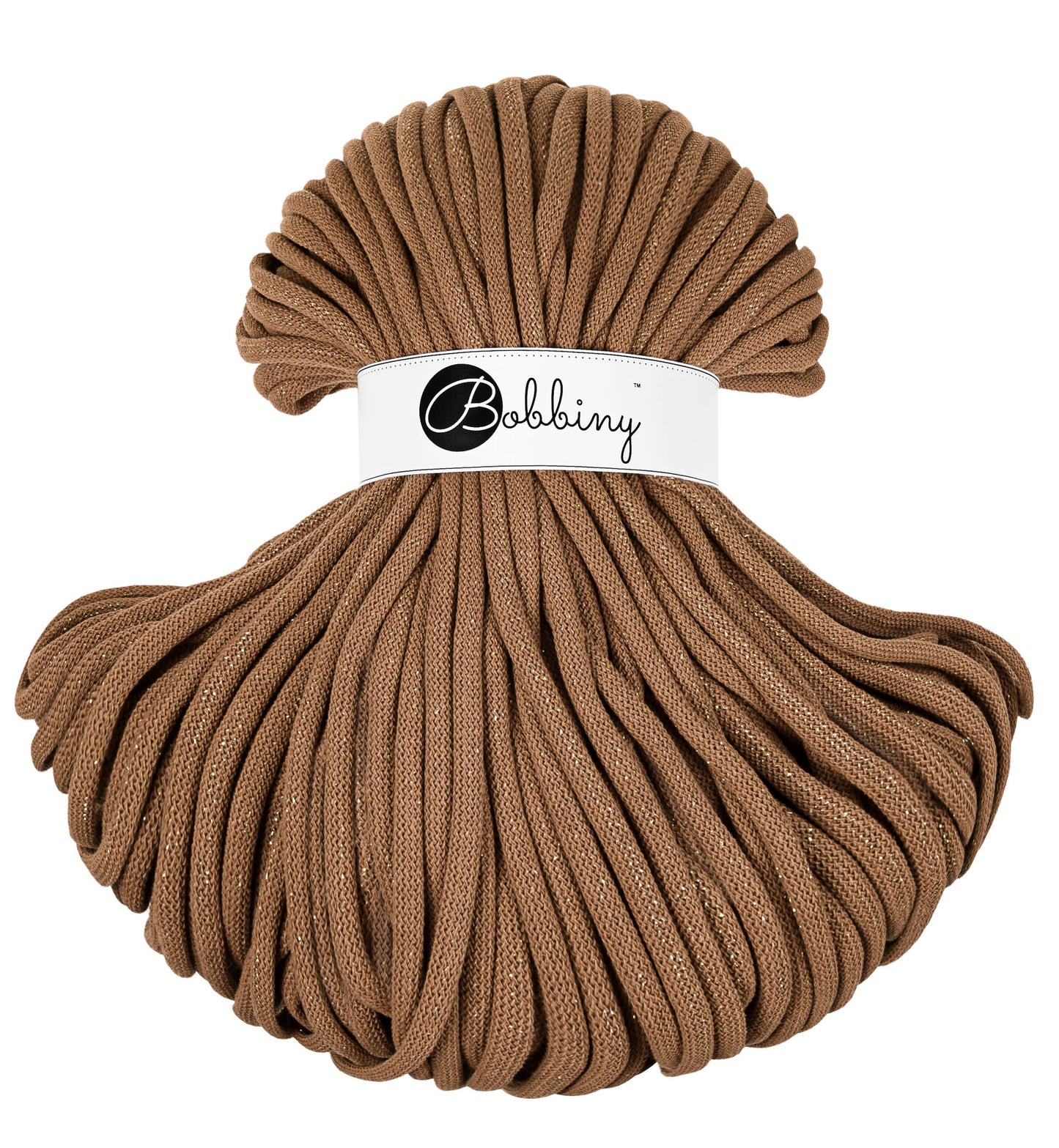 Bobbiny Corda Intrecciata Jumbo Golden Caramel 9mm 100mt