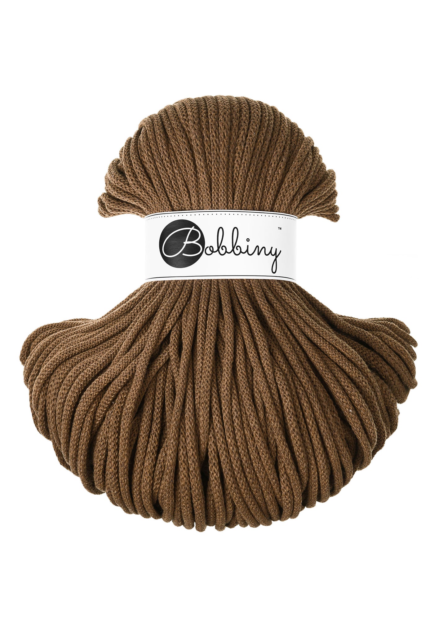 Bobbiny Corda Intrecciata Premium Nut Brown 5mm 100mt
