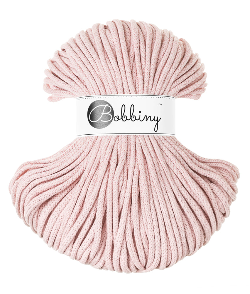 Bobbiny Corda Intrecciata Premium Pastel pink 5mm 100mt