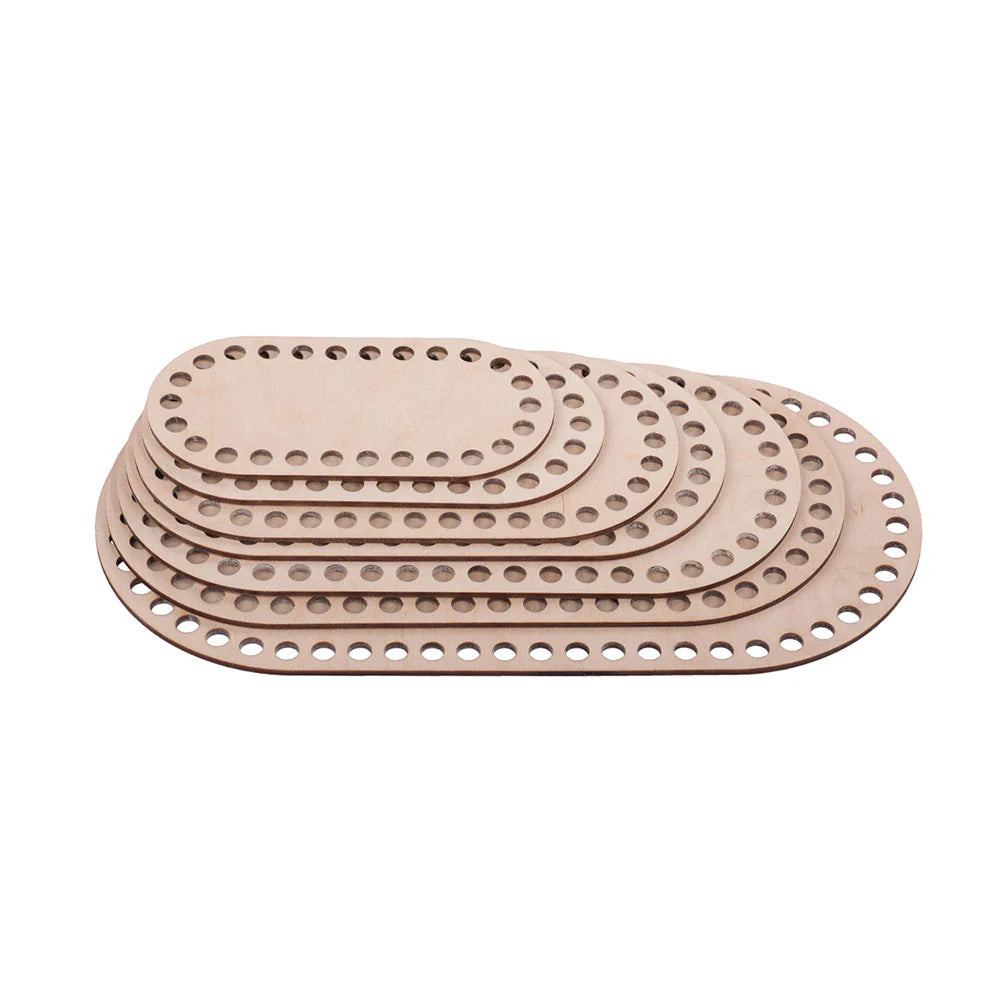 Base uncinetto ovale spessore 6mm