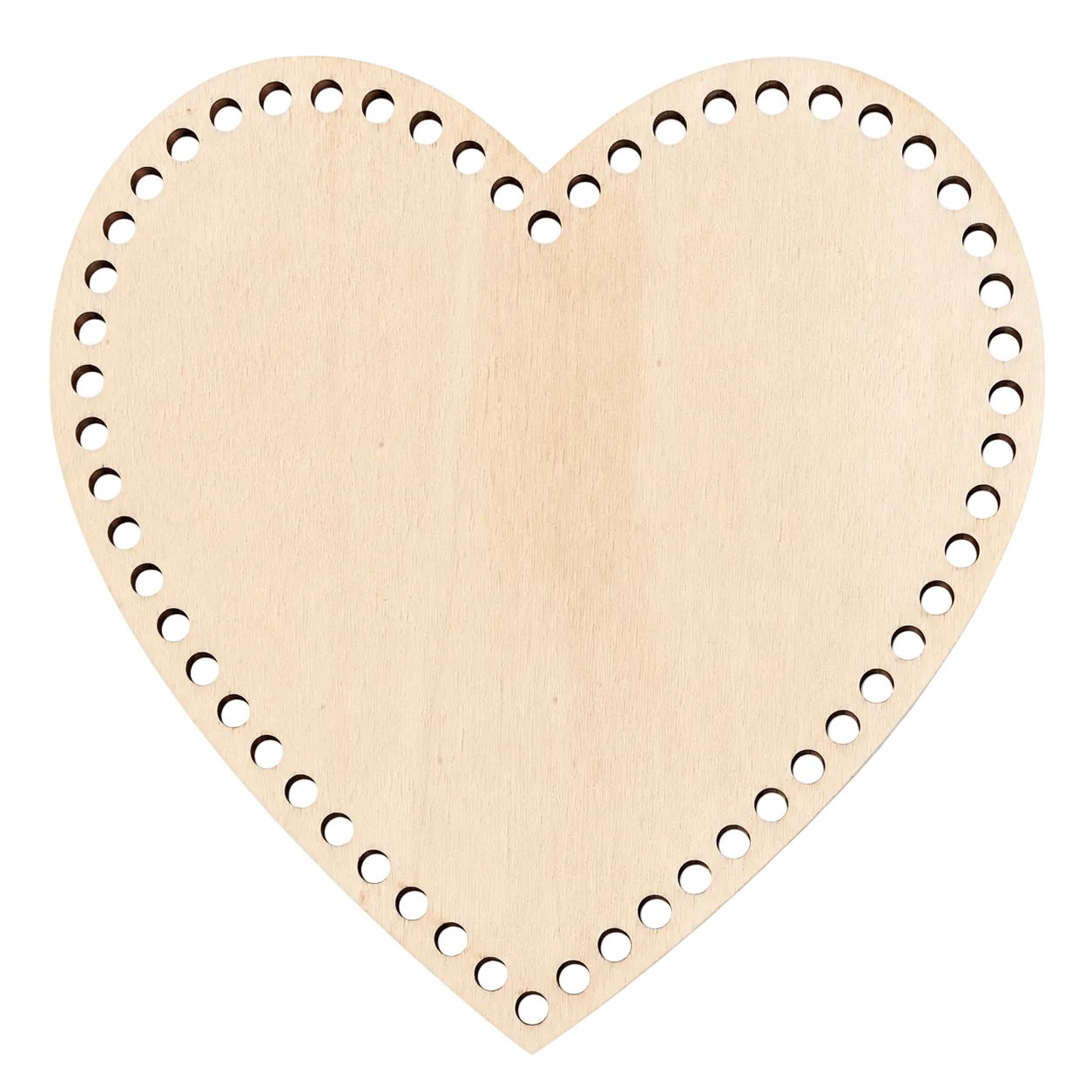 Base uncinetto forma a cuore spessore 6mm