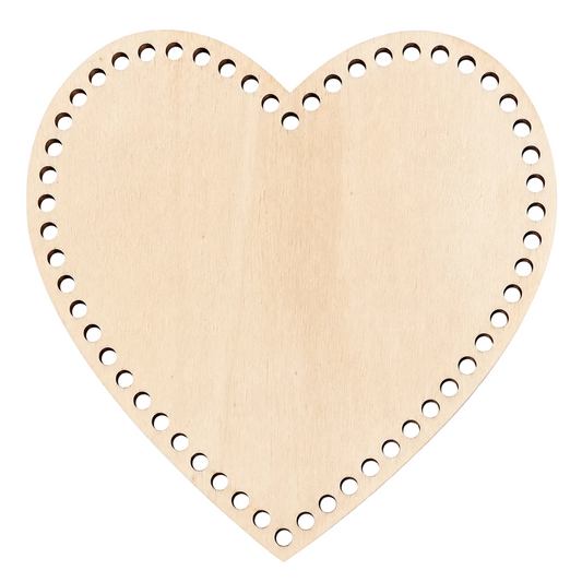 Base uncinetto forma a cuore spessore 6mm