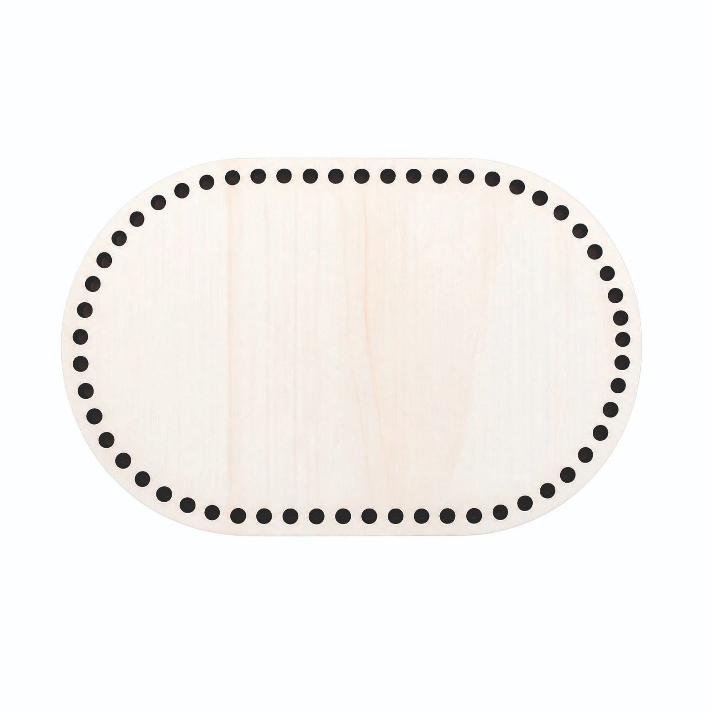Base uncinetto ovale spessore 6mm
