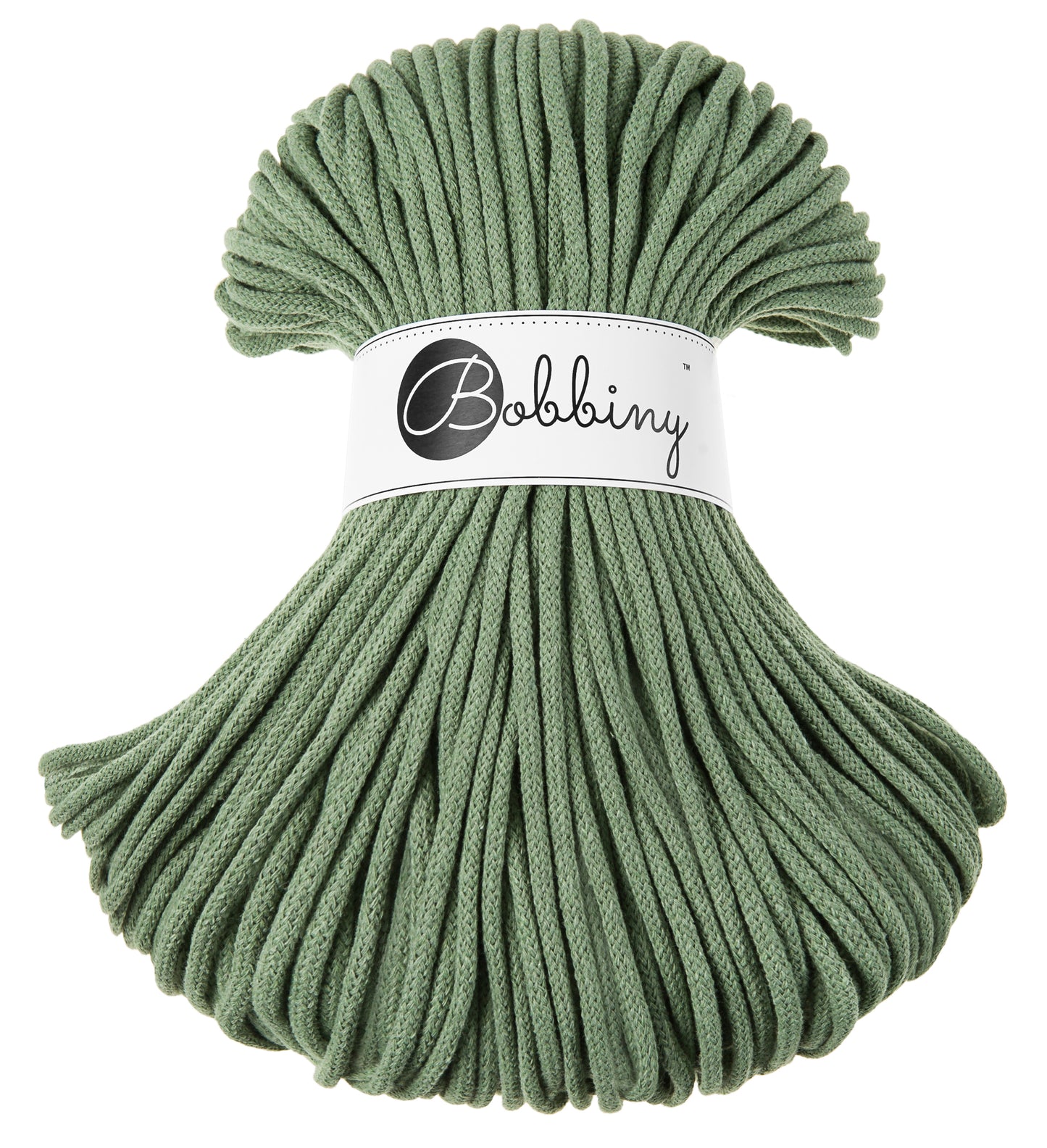 Bobbiny Corda Intrecciata Premium Eucalyptus Green 5mm  100mt