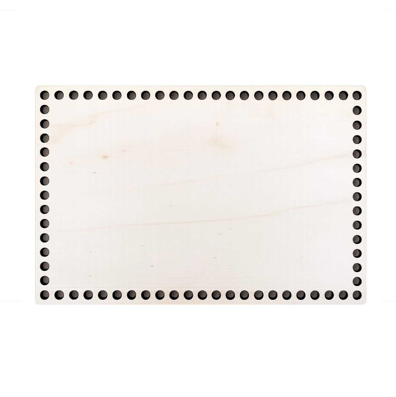 Base uncinetto rettangolare spessore 6mm