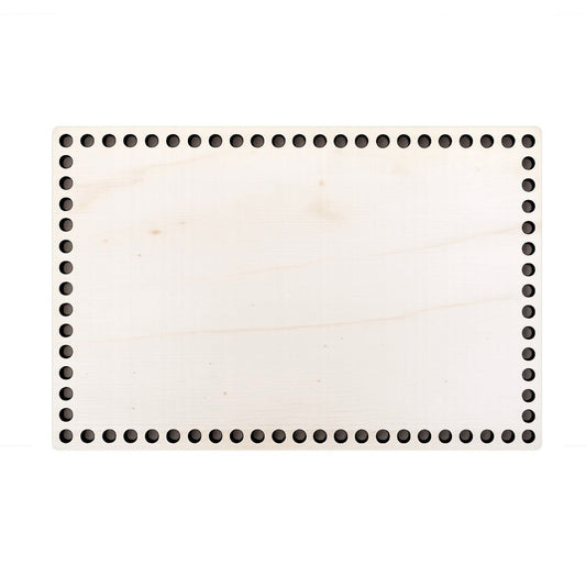 Base uncinetto rettangolare spessore 6mm