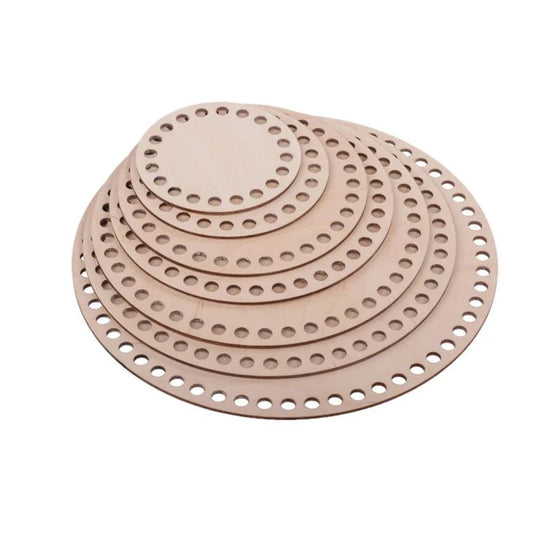 Base uncinetto rotonda fori da 7mm